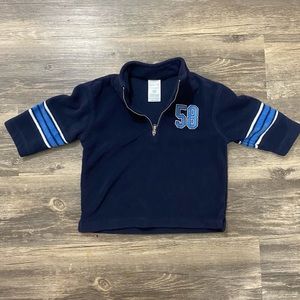 Navy blue infants fleece